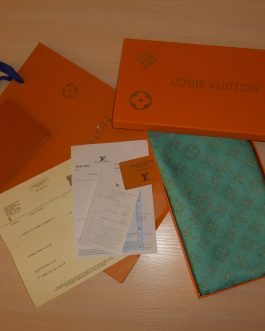 Louis Vuitton Chusta Szalik, Szal apaszka damski kasmirowa, Francja