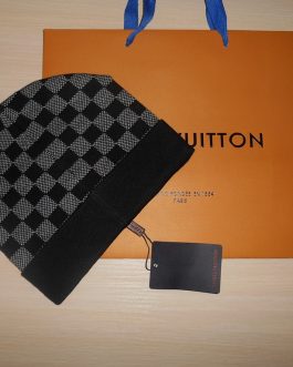 Очень теплая зимняя мужская шапка Louis Vuitton, Франция