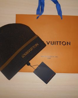 Очень теплая зимняя мужская шапка Louis Vuitton, Франция