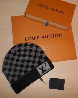 Очень теплая зимняя мужская шапка Louis Vuitton, Франция