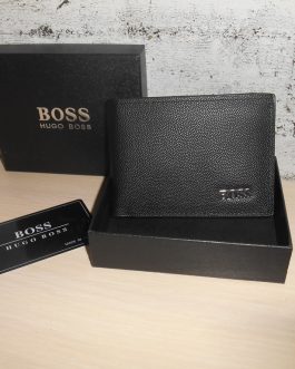 HUGO BOSS Original new MEN'S WALLET, skin, Italy