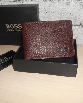 HUGO BOSS Original new MEN'S WALLET, skin, Italy