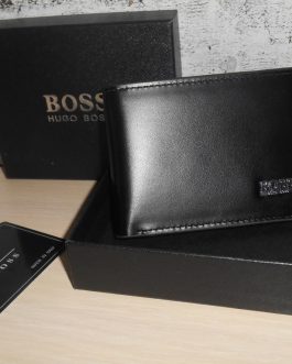 HUGO BOSS Original new MEN'S WALLET, skin, Italy