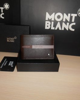 MONT BLANC MEN'S Leather WALLET for a gift, skin