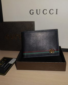 GUCCI Оryginalny PORTFEL MĘSKI, skóra, Włochy