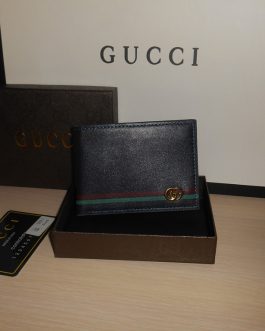 GUCCI Оryginalny PORTFEL MĘSKI, skóra, Włochy