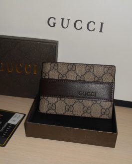 GUCCI Оryginalny PORTFEL MĘSKI, skóra, Włochy