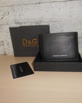 Black MEN'S WALLET leather, Italy