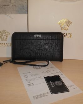 VERSACE MEN'S WALLET LARGE Organizer Pouch, skin