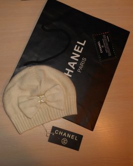 Chanel damska ciepła czapka zimowa, Włochy