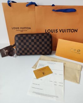 PORTFEL MĘSKI DUŻY Organizer Saszetka Torebka Louis Vuitton, skóra