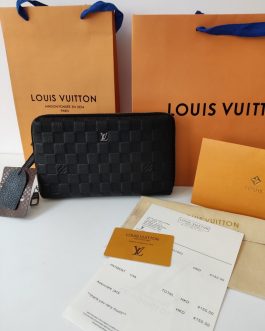 PORTFEL MĘSKI DUŻY Organizer Saszetka Torebka Louis Vuitton, skóra