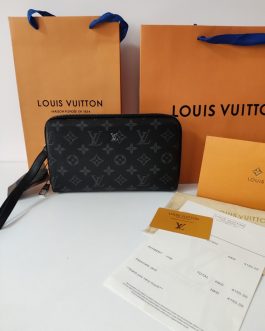 PORTFEL MĘSKI DUŻY Organizer Saszetka Torebka Louis Vuitton, skóra