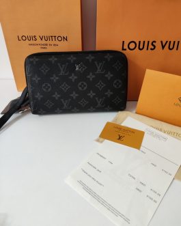 PORTFEL MĘSKI DUŻY Organizer Saszetka Torebka Louis Vuitton, skóra