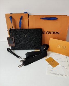 МУЖСКАЯ ЖЕНСКАЯ Кошелек Louis Vuitton, Сумка — клатч, кожа