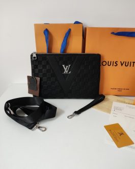 МУЖСКАЯ ЖЕНСКАЯ Кошелек Louis Vuitton, Сумка — клатч, кожа