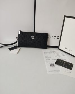 PORTFEL DUŻY Organizer Saszetka Torebka Gucci, skóra