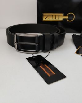 Zilli Men's brand belt, natural leather, France