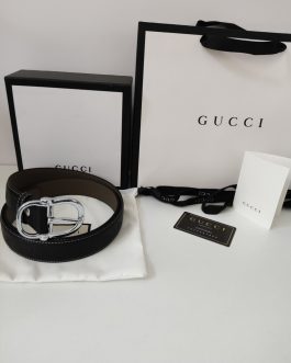 Gucci pasek firmowy męski, damski skóra, Włochy