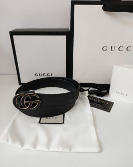 Gucci pasek firmowy męski, damski skóra, Włochy