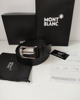 Mont Blanc Men's brand belt, natural leather, Germany