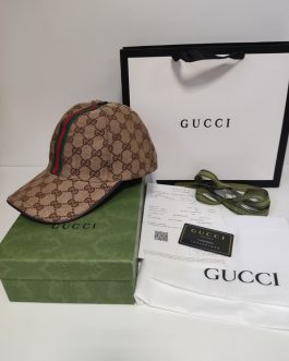 GUCCI Męska Damska czapka z daszkiem bejsbolówka, Włochy