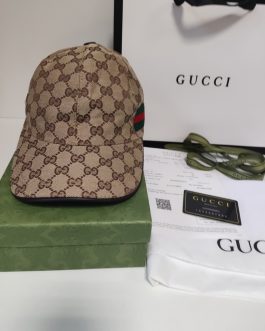 GUCCI Męska Damska czapka z daszkiem bejsbolówka, Włochy