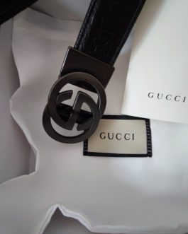 Gucci pasek firmowy męski, damski skóra, Włochy