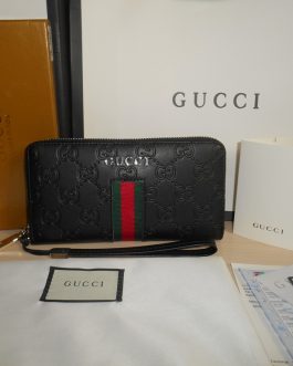 БОЛЬШОЙ КОШЕЛЕК Организатор Чехол-кошелек Gucci, кожа