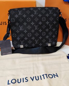 LOUIS VUITTON мужская сумка через плечо, кожа, Франция