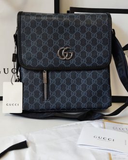 Męska torba Listonoszka Gucci, skóra, Włochy