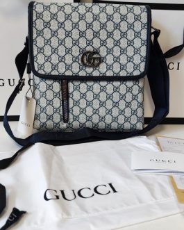 Męska torba Listonoszka Gucci, skóra, Włochy