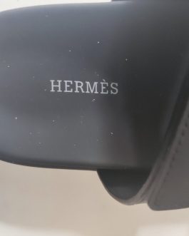 Buty klapki Hermes, skóra od reki