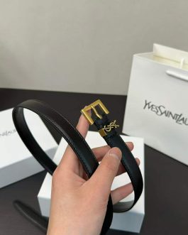 Pasek firmowy męski, damski, skóra YSL od reki