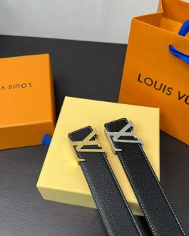 Pasek firmowy męski, damski, skóra Louis Vuitton