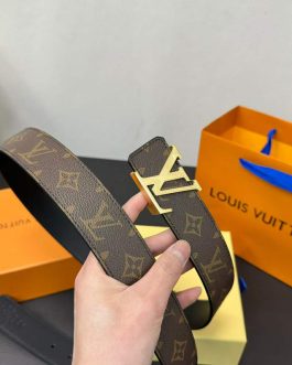 Pasek firmowy męski, damski, skóra Louis Vuitton od reki