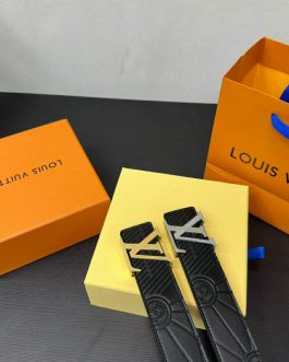 Men's corporate belt, ladies', Louis Vuitton leather