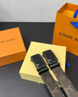 Pasek firmowy męski, damski, skóra Louis Vuitton