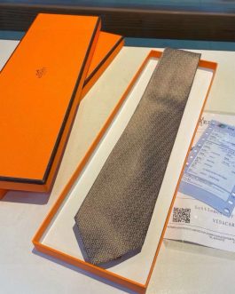 Hermes silk tie