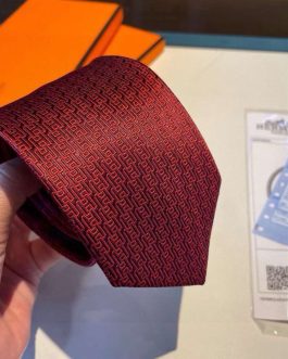 Hermes silk tie