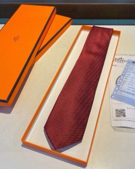 Hermes silk tie