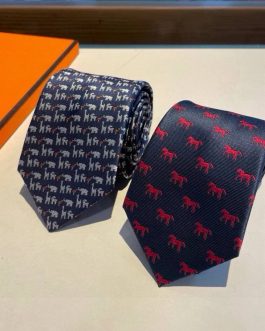 Hermes silk tie