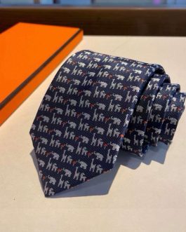 Hermes silk tie