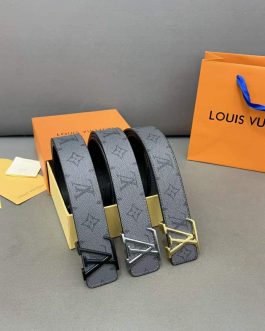 Men's corporate belt, ladies', Louis Vuitton leather