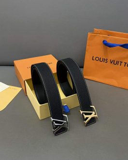 Men's corporate belt, ladies', Louis Vuitton leather