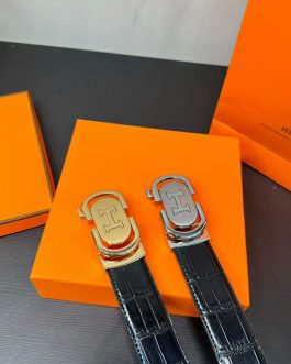 Men's corporate belt, ladies', Hermes leather