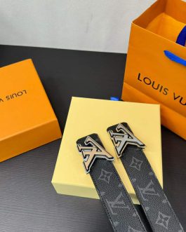 Pasek firmowy męski, damski, skóra Louis Vuitton