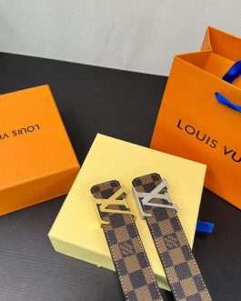 Pasek firmowy męski, damski, skóra Louis Vuitton