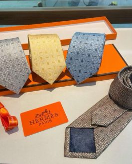 Hermes silk tie