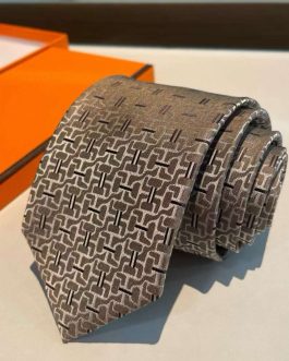 Hermes silk tie